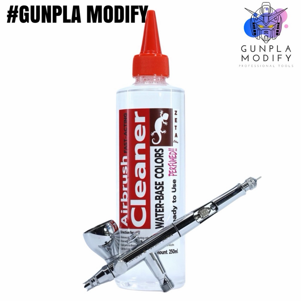 ZETA COLOR Water Base Airbrush Cleaner น้ำยาทำความสะอาดสีอะคริลิคสูตรน้ำ
