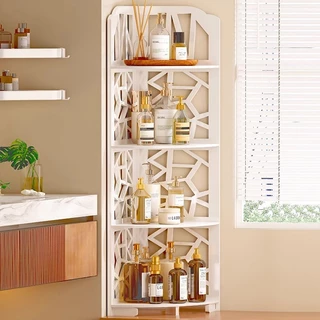 ชั้นวางของห้องน้ำ ชั้นวางเข้ามุม กันน้ำกันขึ้นรา3-Layer Corner Shelf ชั้นเก็บของ