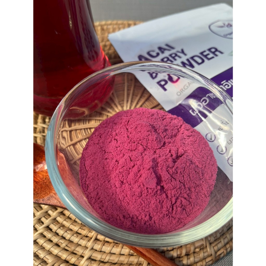 ผงอาซาอิเบอรี่ 🫐โปร 3 ซอง+ ช้อนสแตนเลนสีทอง 🫐 ขนาด 100 กรัม/ซอง - รูปที่ 5