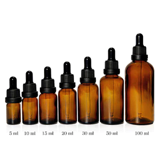 [COSS] ขวดดรอปเปอร์สีชา แพ็ก 100 ขวด 5ml 10ml 15ml 30ml 50ml 100ml ขวดเซรั่ม ขวดแก้วหัวบีบหยด พร้อมส่ง ราคาส่ง