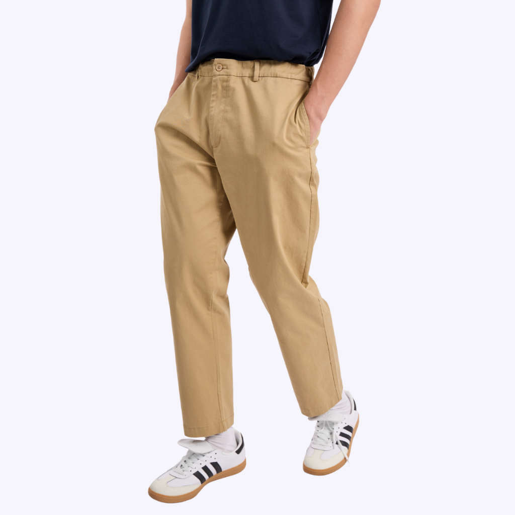 BODY GLOVE Men’s Basic Twill Chino Pants กางเกงชิโน ขายาว รวมสี ราคา ถูกที่สุด ดีลบีเคเค แกลเลอรีภาพที่ 4