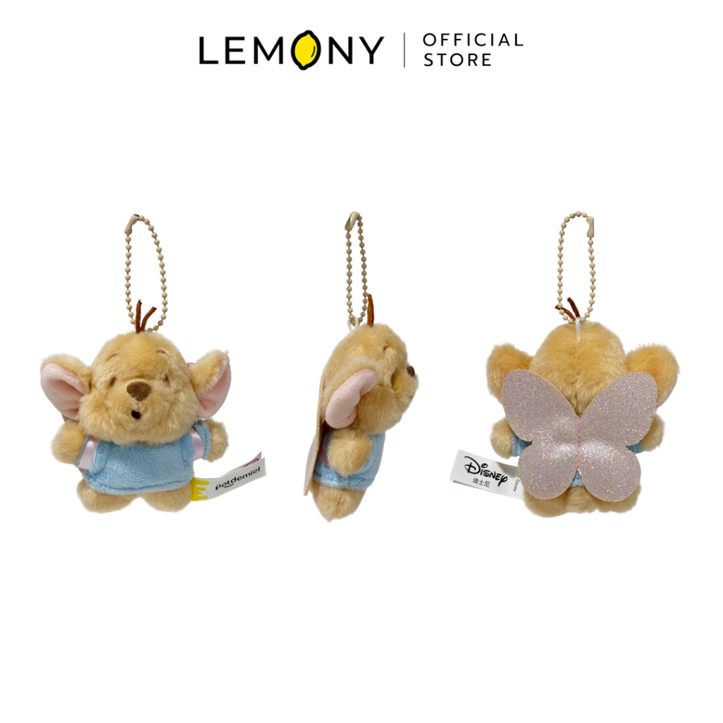LEMONY เซตพวงกุญแจตุ๊กตาวินนี่เดอะพูห์ ซีรีส์ Butterfly (3 ชิ้น) Disney Winnie the Pooh Collection ราคา ถูกที่สุด ดีลบีเคเค แกลเลอรีภาพที่ 4