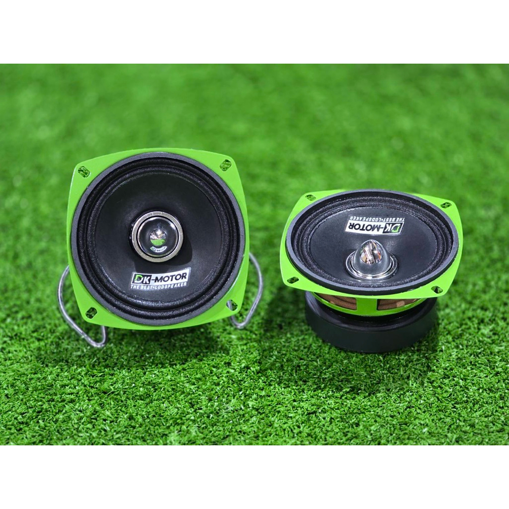 ดอก4นิ้ว DK-444-80 dk เขียว 4โอมห์ เสียงกลาง ลำโพงเสียงกลาง เฟสปลั๊ก 4นิ้ว ดอกลำโพง 4" ลำโพง