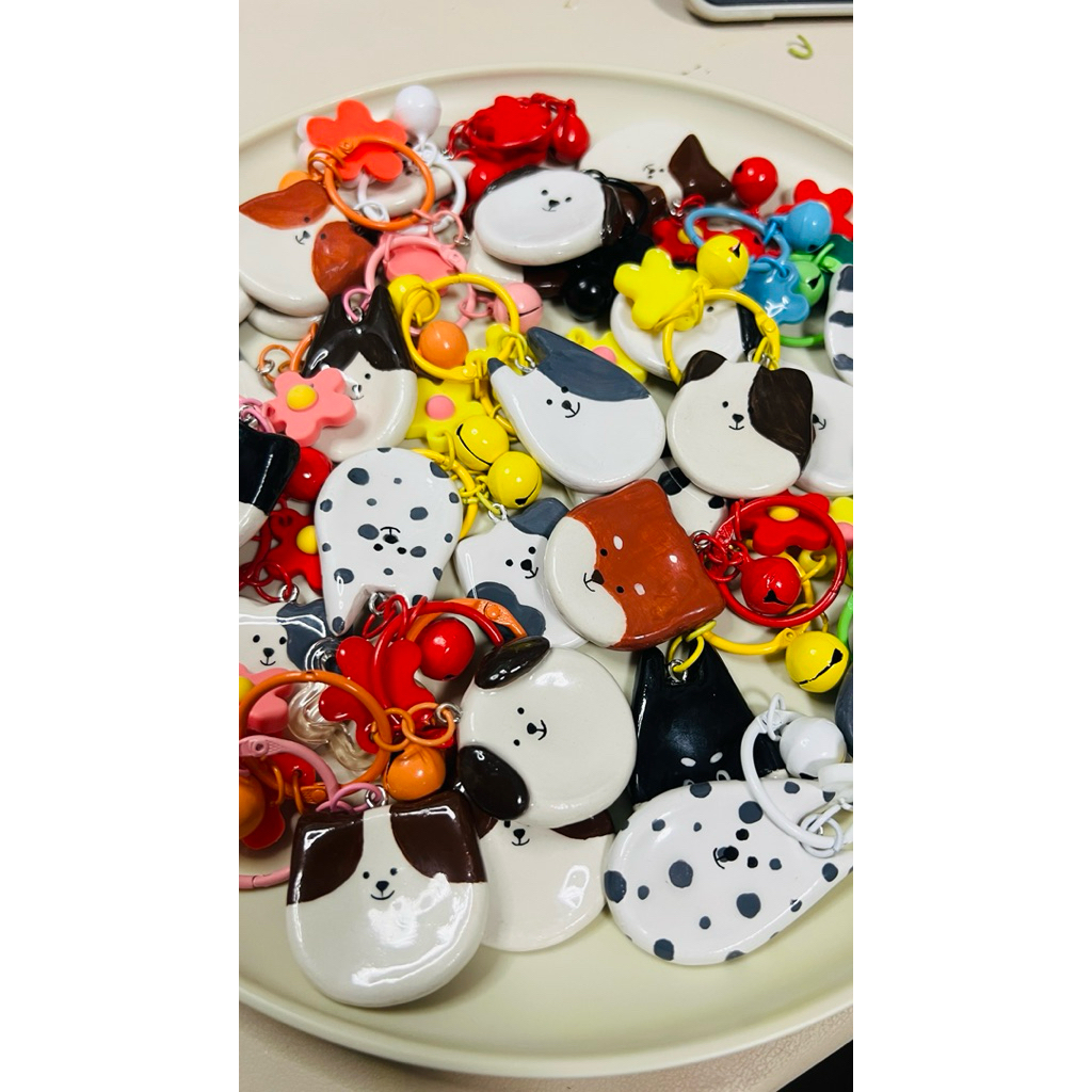 worry stone air dry clay น้องหมา 🐶