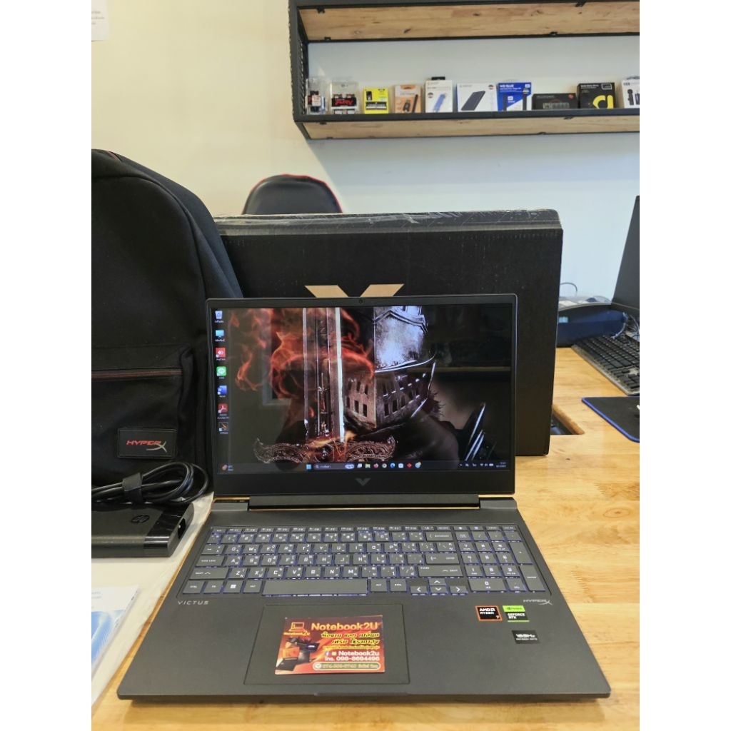 HP VICTUS16-s1118AX (16.1"165Hz sRGB100%) R7-8845HS RTX4060(120W) RAM32GB.DDR5 SSD1TB.G4 สภาพนางฟ้า9