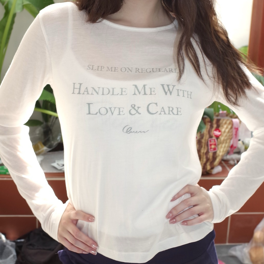 -Quera Handle Top- เสื้อผ้าซีทรู