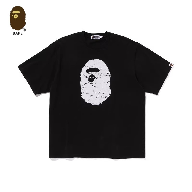 BAPE🇯🇵 พร้อมส่ง/เสื้อ BAPE COLOR CAMO MILO ON APE HEAD TEE เสื้อยืดแขนสั้น