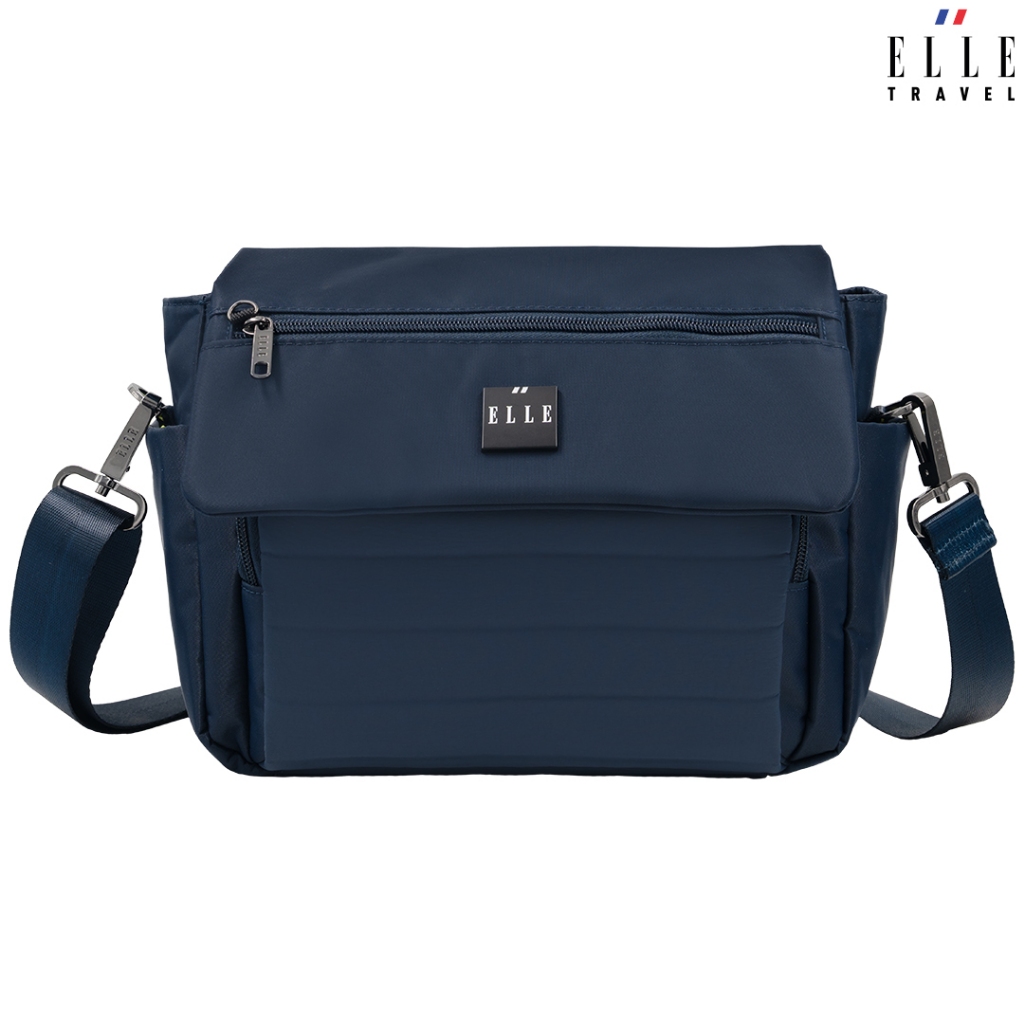 ELLE Travel Ripple Bag Collection Horizontal Large Unisex Crossbody Bag