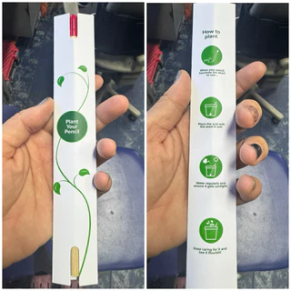 ดินสอรักษ์โลก ปลูกได้ เลือกเมล็ดได้ plantable pencils