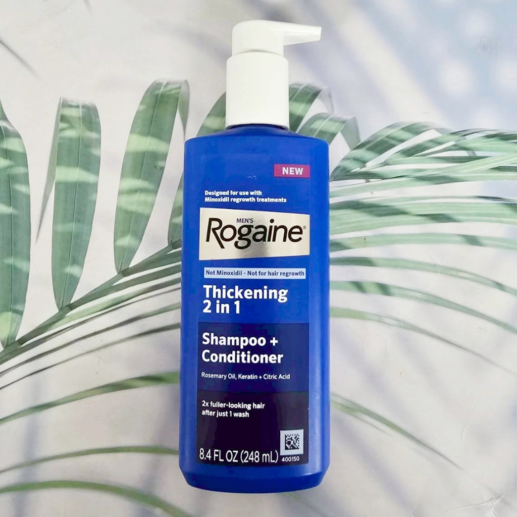 (Rogaine®) Men's Thickening 2 in 1 Shampoo + Conditioner 248 ml แชมพูและครีมนวดผม สำหรับผู้ชาย