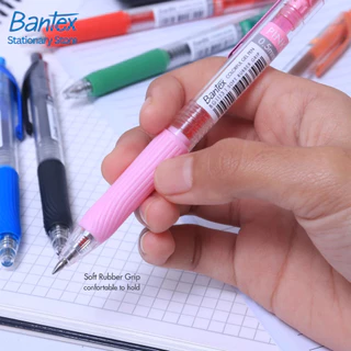 Bantex ปากกาลูกลื่น 0.5 มม.ปากกาเจล 6 สี รุ่นเขียนลื่นพิเศษ แห้งไว ไม่ซึมเปื้อน Pentel EnerGel