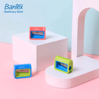 Bantex กบเหลาดินสอ สุ่มสี 1 ชิ้น ขนาดเล็ก ใบมีดคม ใช้งานง่าย พกสะดวก อุปกรณ์การเรียน Sharpener