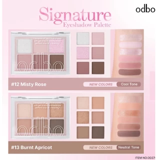 ODBO SIGNATURE EYESHADOW PALETTE OD276 4.8g.โอดีบีโอ อายแชโดว์ ซิกเนเจอร์ พาเลท (1 ชิ้น)