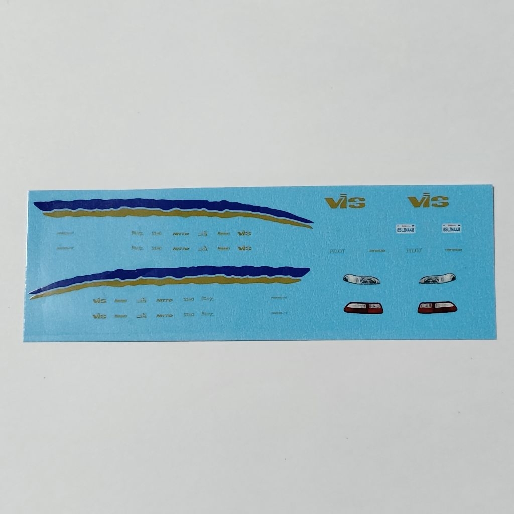 ดีคอลน้ำ 1/64 Decals Fast & Furious HONDA EJ1