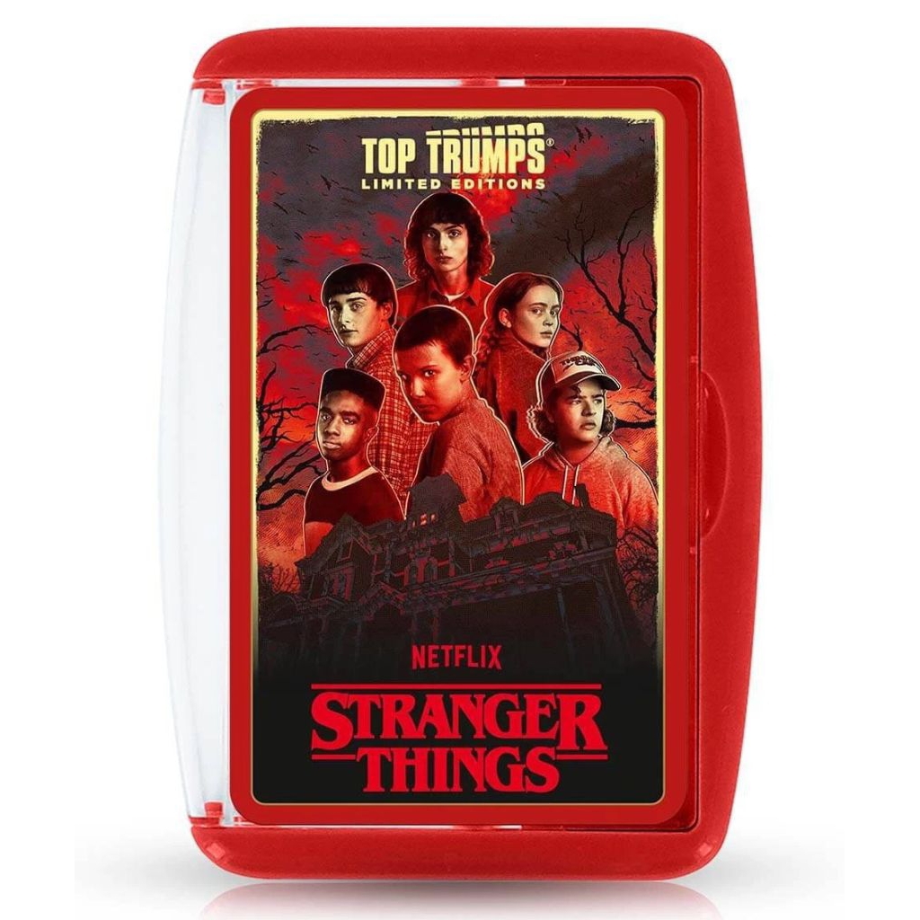 (Sealed Box) การ์ดเกมซีรีย์ สเตรนเจอร์ ธิงส์ LIMITED EDITION STRANGER THINGS TOP TRUMPS CARD GAME