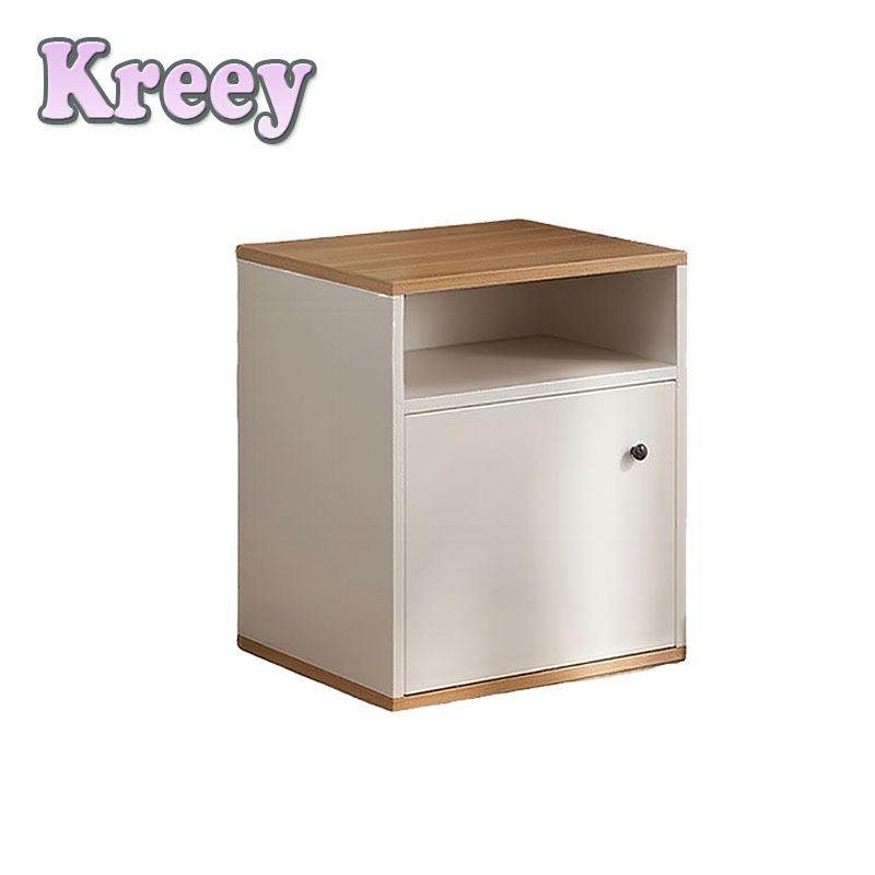 【Kreey】🔥ตู้เก็บไม้ ตู้เก็บของห้องนอน กับช่องอิสระ พื้นที่เก็บข้อมูลขนาดใหญ่ การออกแบบที่เรียบง่าย 40x34x56 CM.