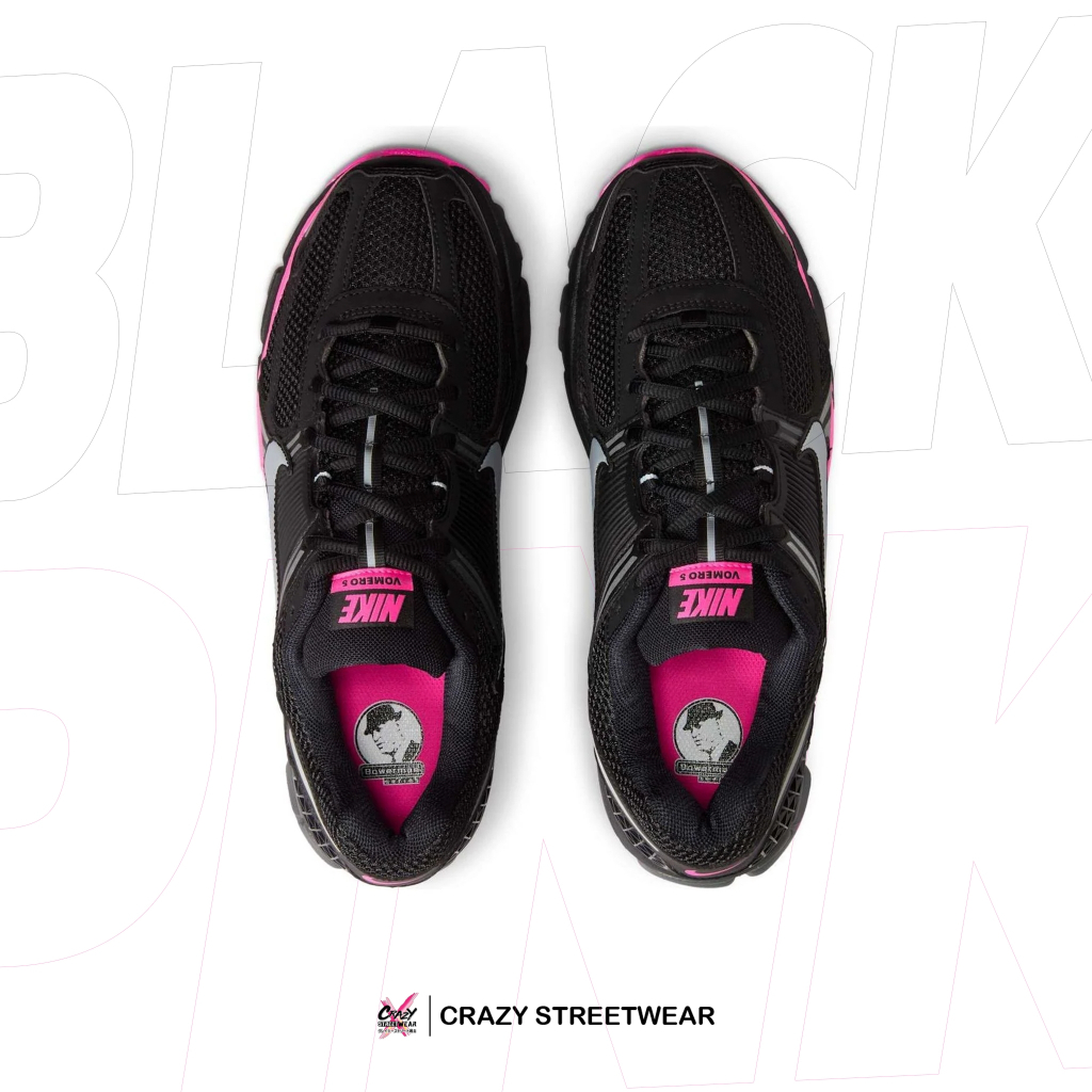 Nike Zoom Vomero 5 'Black Pink Blast' ของแท้ 100% FB9149-004 รองเท้าผู้ชาย Shoes - รูปที่ 2