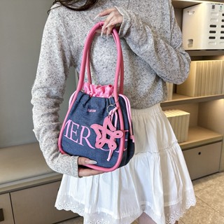 กระเป๋าโท้ต กระเป๋ายีนส์รุ่นใหม่ กระเป๋าผู้หญิงแฟชั่น กระเป๋…