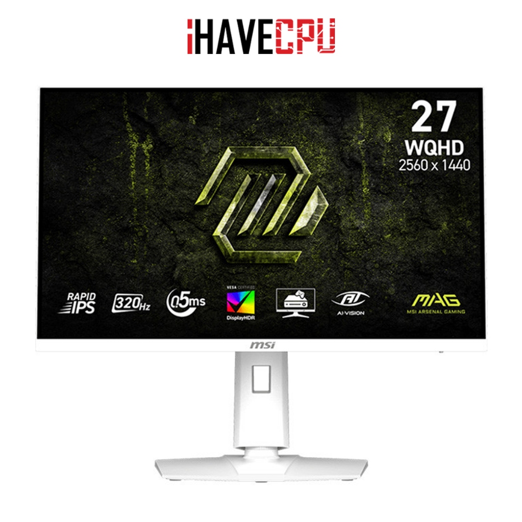 จอมอนิเตอร์ (monitor) iHAVECPU MSI MAG 274QRFW X32 - 27 RAPID IPS 2K 320Hz