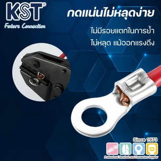 KST หางปลากลมเปลือย 0.5mm²-2.5mm² รุ่น RNB แพ็คละ50ชิ้น