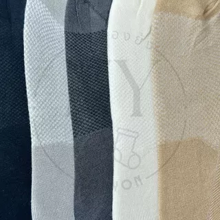 (12คู่) ถุงเท้าข้อเว้าสีพื้นเยื่อไผ่ Freesize #BO901-902