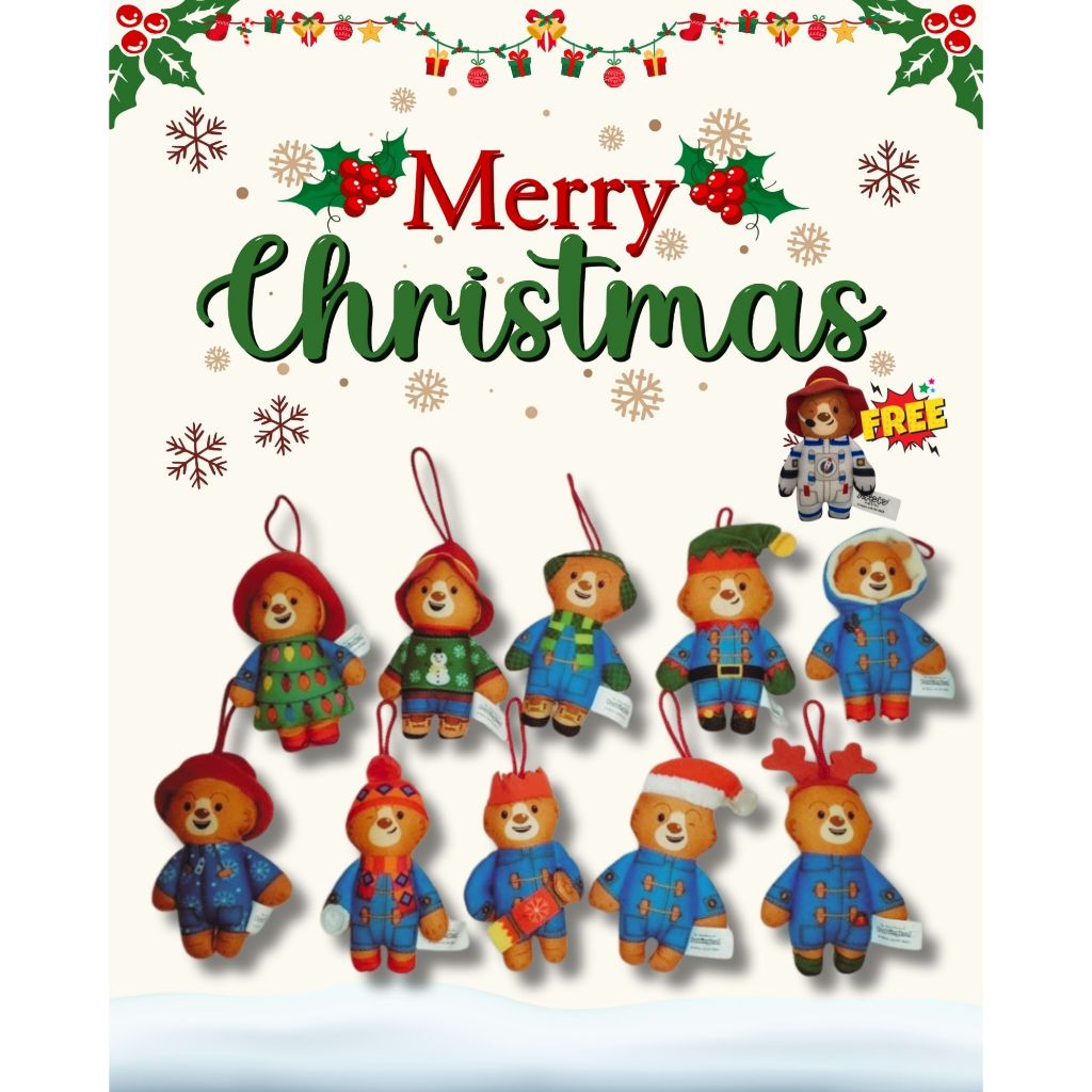 [พร้อมส่ง] Christmas // ชุดของเล่น Happy Meal // หมีแพดดิงตัน McDonald’s x Paddington Bear 2023 // ข