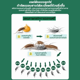 ✅สั่งซื้อครั้งเดียวใช้ได้1ปี✅เจลกำจัดแมลงสาบ เจลแมลงสาบ ยาฆ่าแมลงสาบ ยากำจัดแมลงสาบ 2 หลอด ของแท้ เห็นผลรวดเร็ว