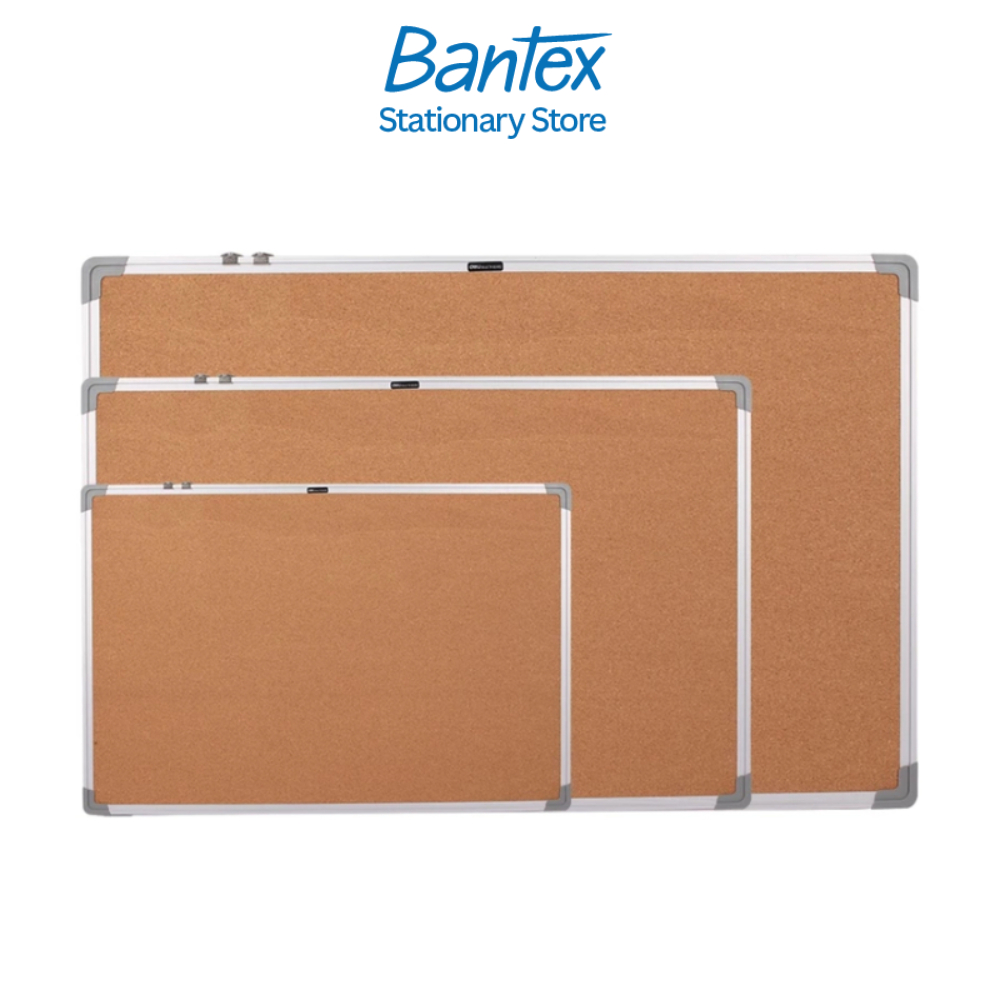 [แถมฟรี] Deli กระดานไม้ก๊อก บอร์ดติดประกาศ กระดานแปะบอร์ด ขนาด45x60 / 60x90ซม Corkboard