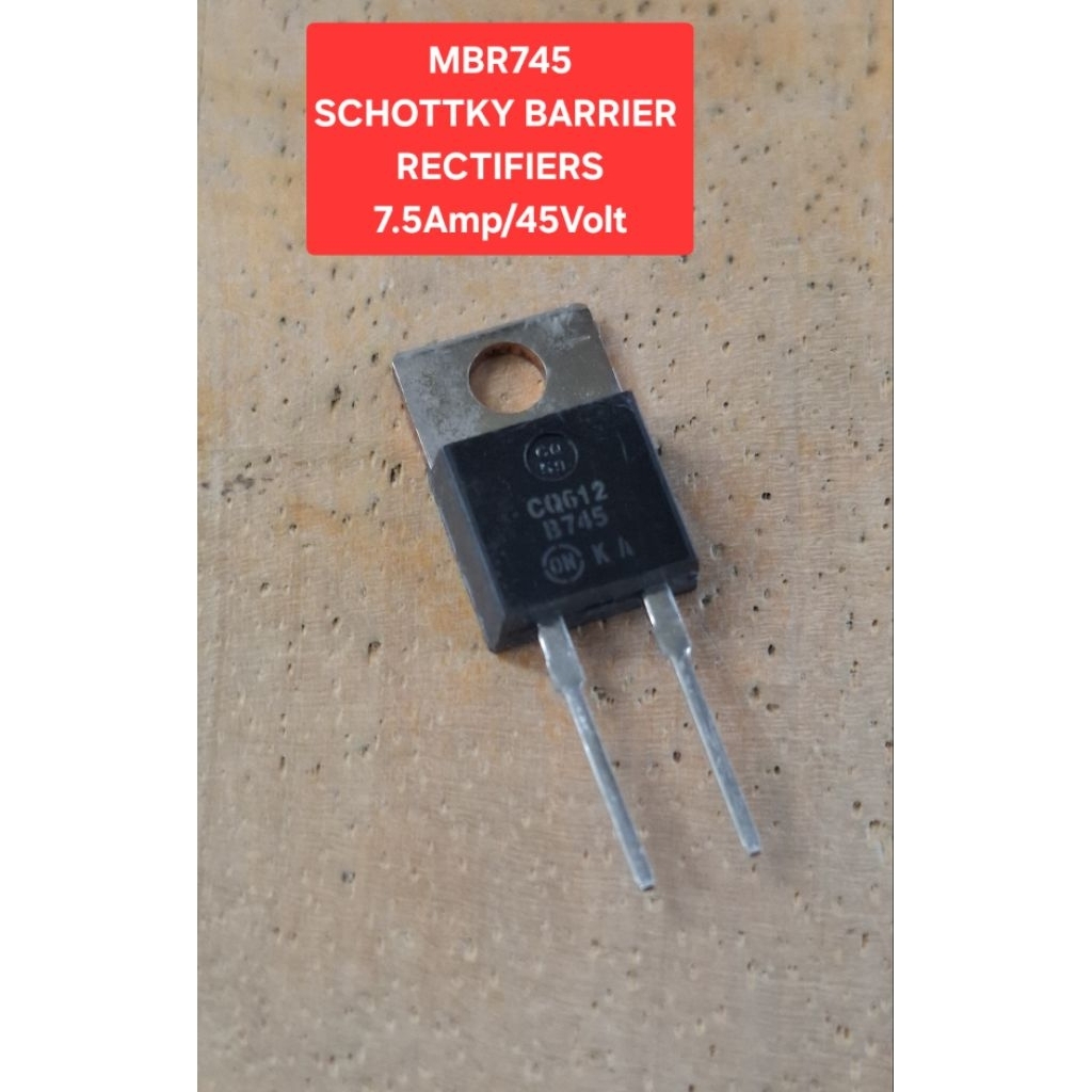 MBR745 SCHOTTKY DIODE (7.5Amp/45Volt)