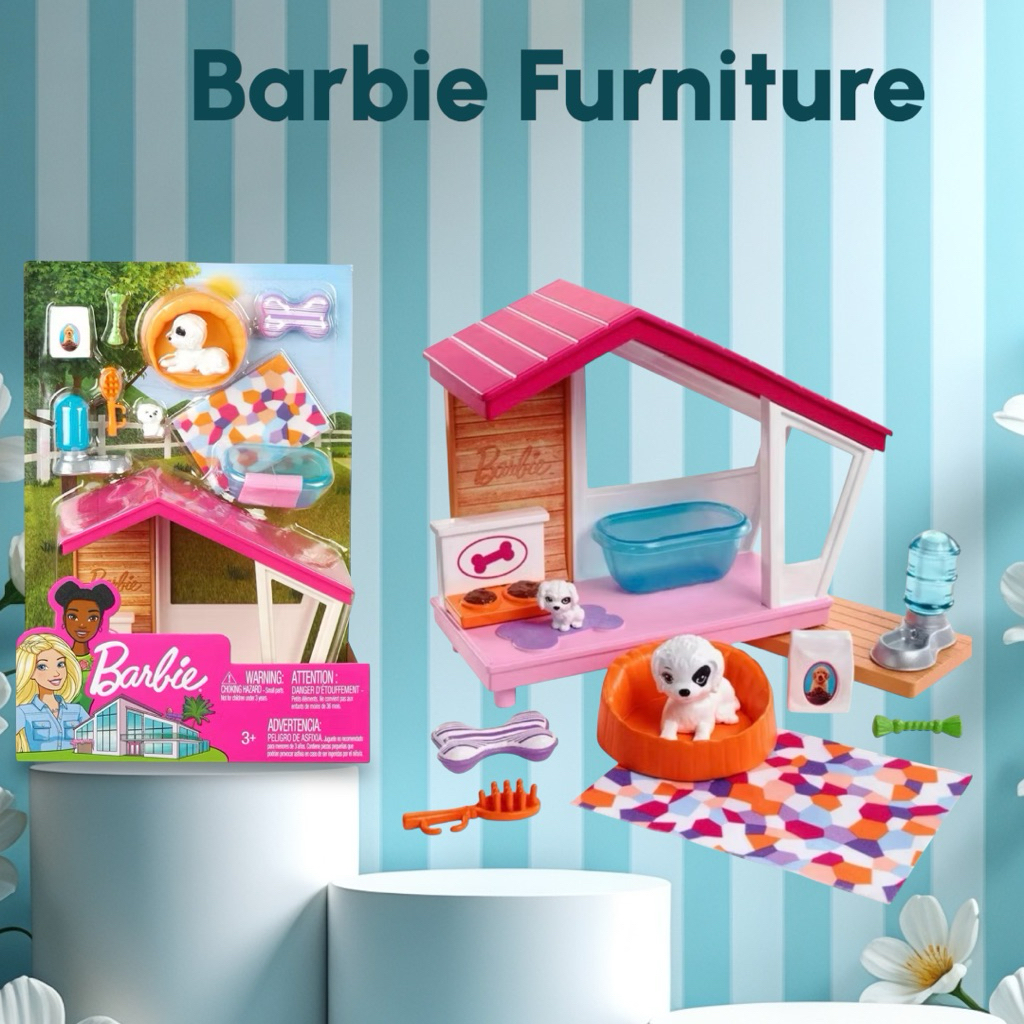 เฟอร์นิเจอร์บาร์บี้ บ้านเจ้าตูบน้อย 🐶 Barbie Puppy House 🐶