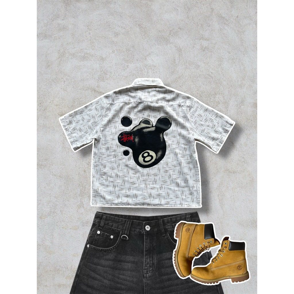 CRAFFITS_2ND CROP BOXY SHIRT - DAPPER