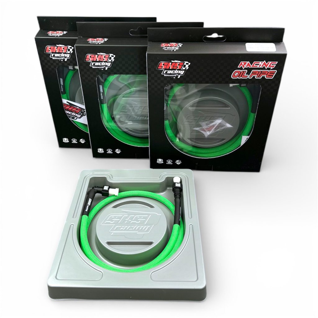 SKS Racing : สายน้ำมันซิ่ง หัวปลดไว หัวตรงคู่ / หัวงอ+หัวตรง รองรับน้ำมัน E85 ทนแรงดันสูง