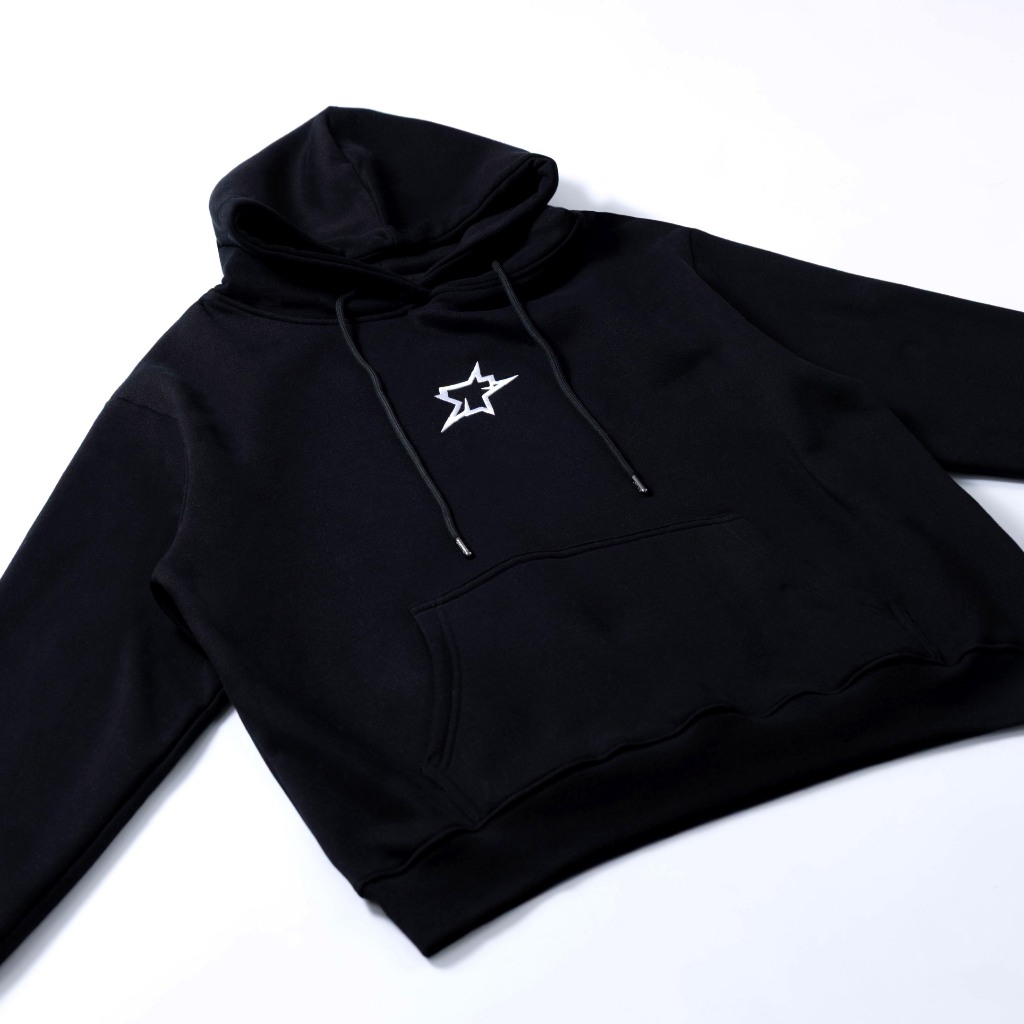 URTHE - เสื้อฮู้ดดี้ เสื้อกันหนาว Oversize รุ่น ICON STAR HOODIE - รูปที่ 4