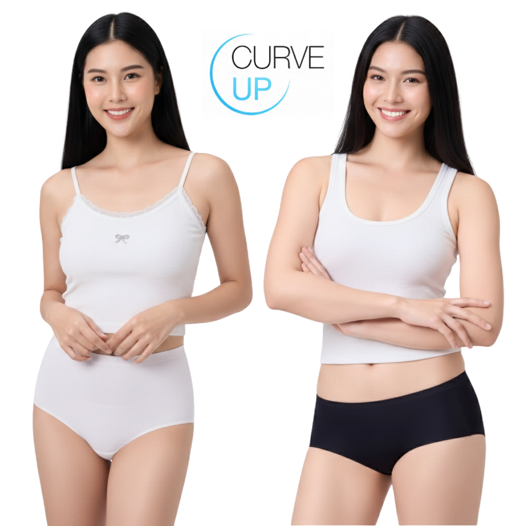 CHERILON Curve Up Bonding เชอรีล่อน กางเกงในไร้ขอบ เต็มตัว ครึ่งตัว นุ่ม ใส่สบาย กระชับตลอดวัน CII-BUNA02 * CII-BUNA03