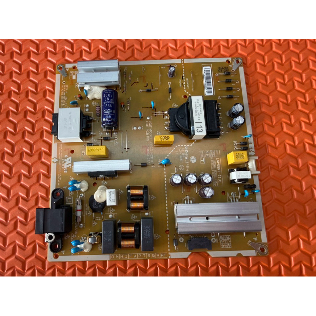 บอร์ดซัพพลายทีวีLG รุ่น 55NANO75SQA