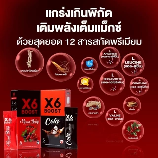 ผลิตภัณฑ์เสริมอาหาร X6 BOOST