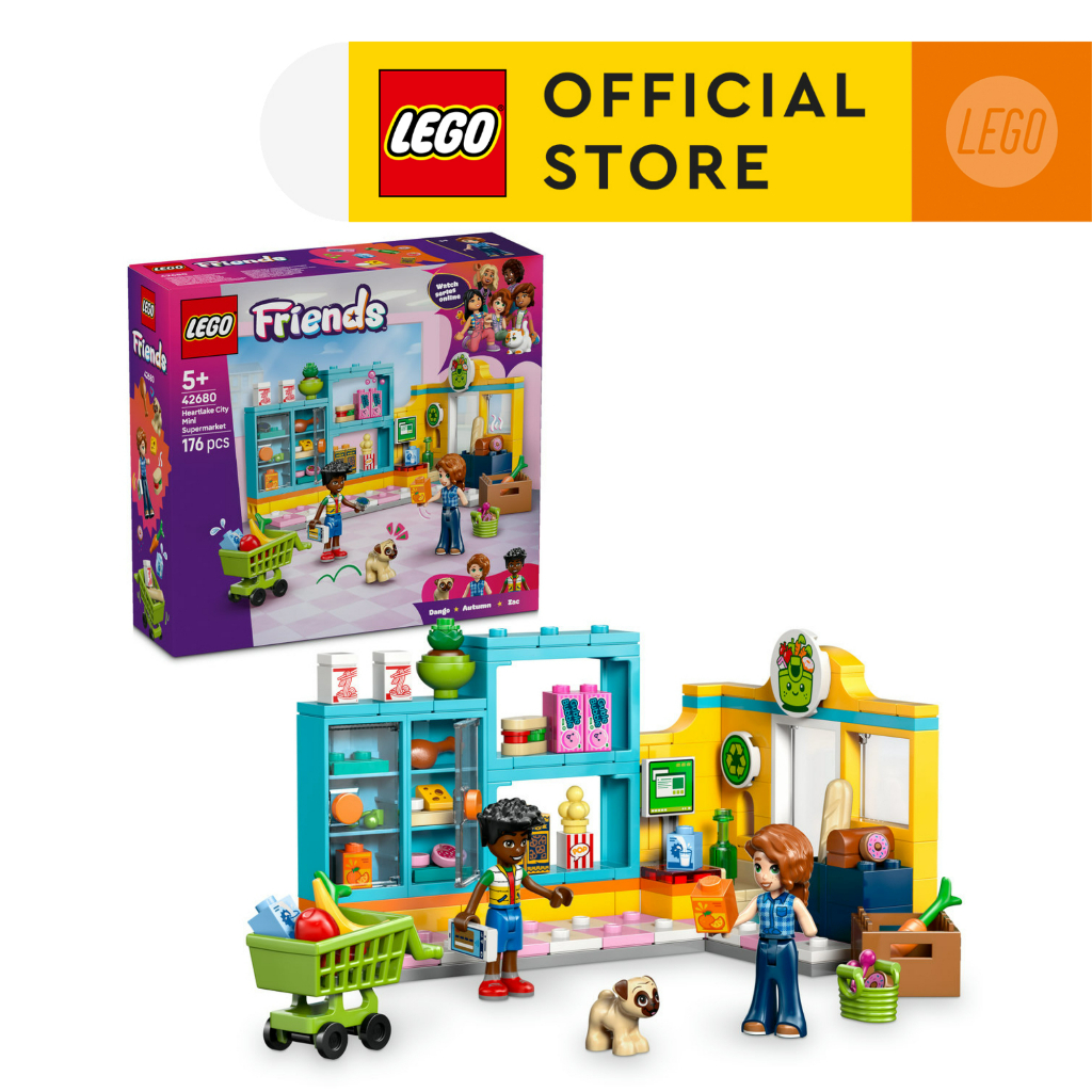 LEGO Friends 42680 Heartlake City Mini Supermarket (176pcs.), Building Blocks, Kids Toy