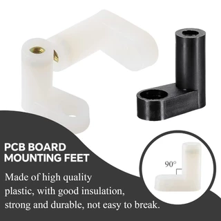 50 ชิ้นต่อแพ็ค ขายึดแผ่นPCB L Spacer PCB พลาสติก L ประเภท ขาตั้ง Pcb ฟุตติดตั ขาตั้งบอร์ด ขาตั้งแผงวงจร งสกรู พร ้