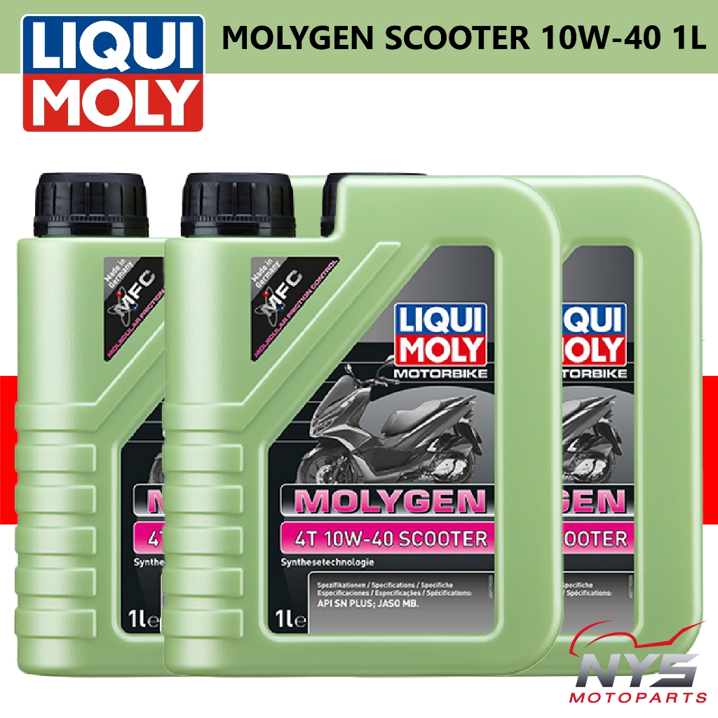 Liqui Moly Scooter MB 10W-40/Liqui Moly Scooter MOLYGEN 10W-40ขนาด1L น้ำมันเครื่้องสำหรับรถจักรยานยนต์ออโตเมติกโดยเฉพาะ - รูปที่ 3