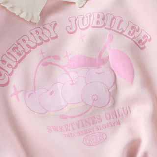 Babyonline(Y017)2J3-4 (ส่งด่วน1วัน)เสื้อแขนยาวสเวตเตอร์กันหนาวผ้านิ่มคอปกสำหรับเด็กหญิงลายน่ารัก