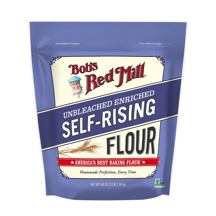 Bob's Red Mill Self-Rising Flour 1.36kg | บ็อบส์ เรด มิลล์ แป้งอเนกประสงค์ชนิดขึ้นฟูในตัว