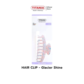TITANIA Hair Clip กิ๊บหนีบผม สี Glacier Shine นำเข้าจากเยอรมัน (1 กล่องบรรจุ 1 ชิ้น)
