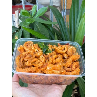 น้ำพริกกากหมู รสต้มยำ สดใหม่ กรอบๆ กล่องใหญ่ 300 กรัม