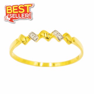 พร้อมส่ง ครบไซส์  แหวนเพชรแท้ แหวนซิกแซก แหวนเล็กๆ สไตล์มินิ…