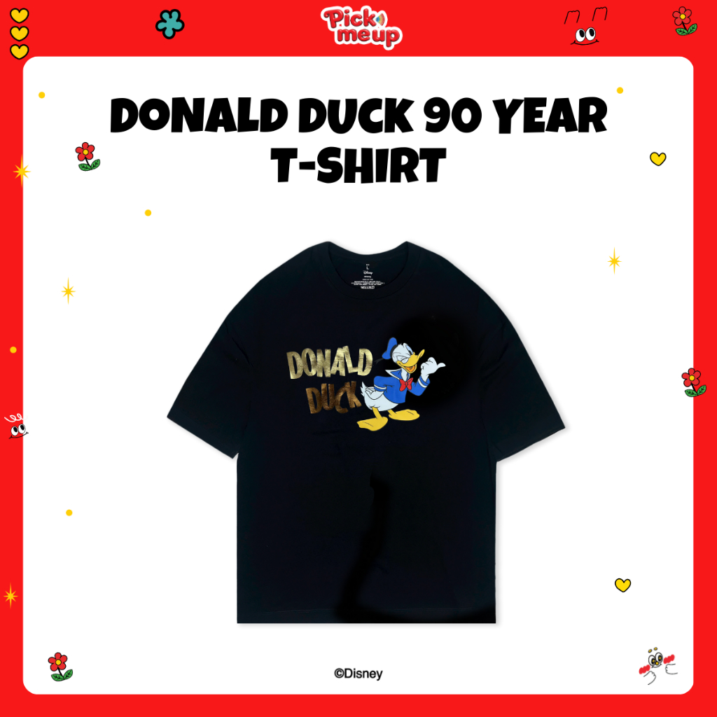 PickMeUp เสื้อยืดลาย Donald Duck 90 Year ลิขสิทธิ์ Disney