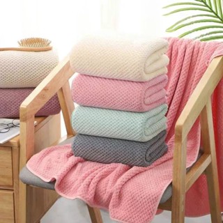 [JZ41] ผ้าขนหนูไมโครไฟเบอร์ ผ้าเช็ดตัว นุ่มพิเศษ ซับน้ำดี แห…