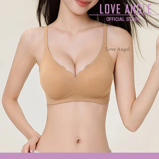 Love Angel ชุดชั้นในสตรีทรงเจลลี่นุ่มไร้รอยต่อ ไม่มีโครง เสริมกระชับ ป้องกันหน้าอกหย่อนคล้อย เก็บทรงด้านข้าง บางเบา 898