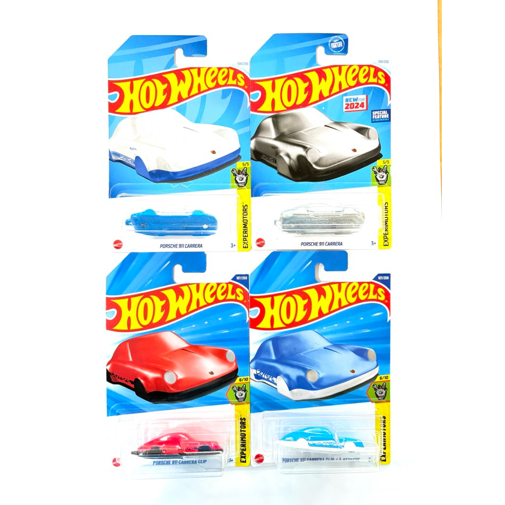 Hot Wheels | PORSCHE 911 CARRERA CLIP (พวงกุญแจ) มี 4 สี |‼️แพคยับ มุมยับ‼️ | 📦สินค้ามีพร้อมส่ง