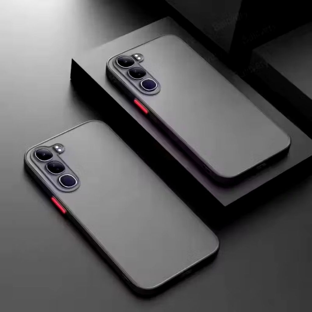 GOOD เคสขอบสีหลังด้าน สำหรับ Vivo Y04S Y31 5G Y21D V50 V60 V50lite Y04 Y300 Y19s Y200 V29เคสกันกระแทก วีโว่ V29 ราคา ถูกที่สุด ดีลบีเคเค