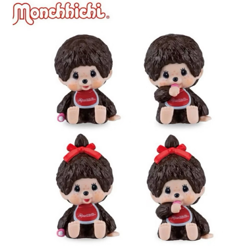sale !! ฟิกเกอร์ monchhichi แท้จากญี่ปุ่น